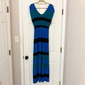 Current Affair Horizontal Striped Maxi Dress
